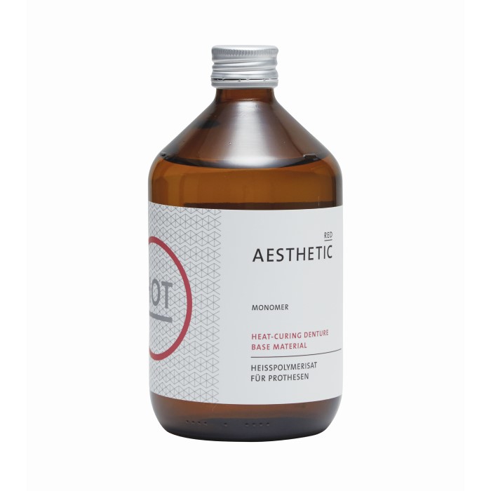 AESTHETIC Red Monomer 500mlLaboratorij-Akrilati i voskoviToplo polimerizirajući monomer 500 ml