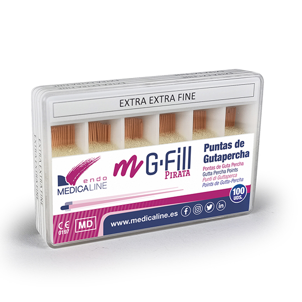 G-FILL GUTTA.PIRATEEndodoncija-Endo materijaliOptimum 3dimensional sealing your fillings. mG-Fill Gutapercha Pirate. Box 100 units.