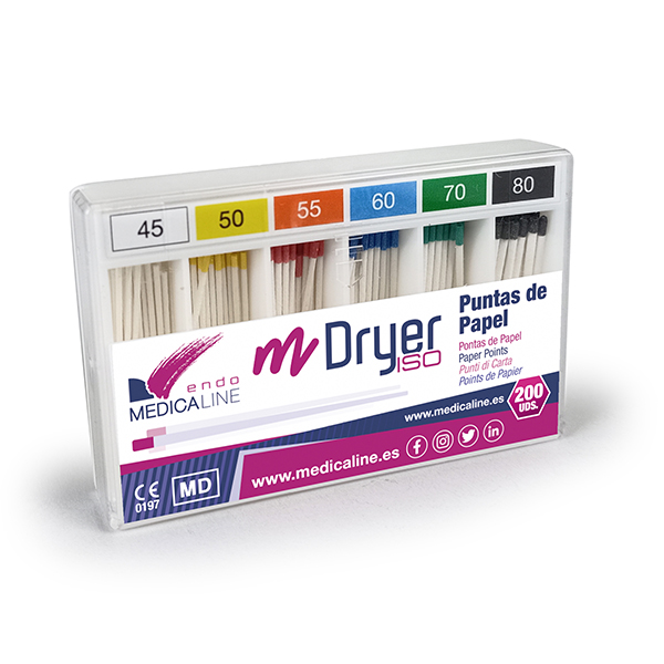 M-DRYER PAPER POINTSEndodoncija-OstaloMaximum absorption. Box 200 units.