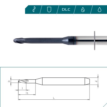 PMMA, PEEKCAD-CAM svrdla-VHF 5 AxisMaximum performance in polymer machining. Designed with positive shear angle and low-friction coating for optimum…