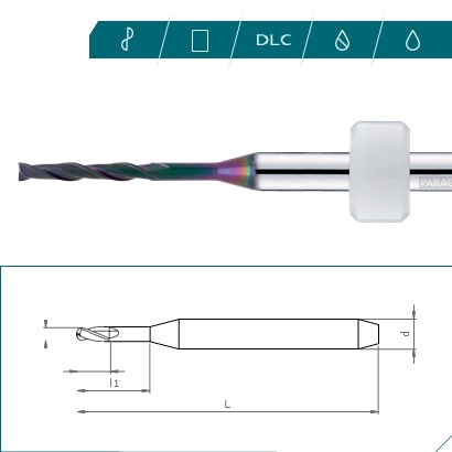 Flat MultipurposeCAD-CAM svrdla-Imes Icore 3mm ShankMulti-purpose tools with reinforced flank and high helix angle. Designed for maximum productivity and excellent…