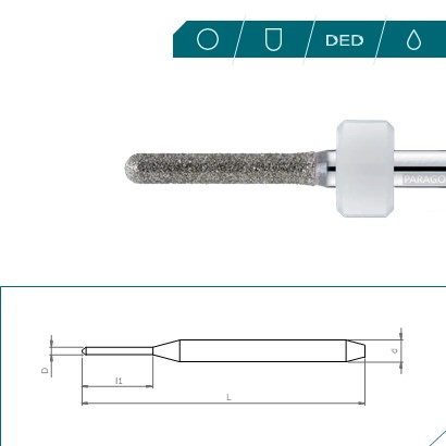 Glass CeramicsCAD-CAM svrdla-Imes Icore 3mm ShankDesigned to give maximum performance in the manufacture of vitreous ceramics fillings. DED coating with…