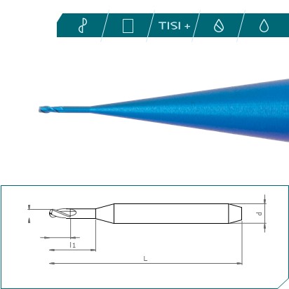 Titanium, CoCrCAD-CAM svrdla-Zirkonzahn 6mm ShankDesigned for maximum productivity with CoCr and titanium. The combination of high helix angle with…
