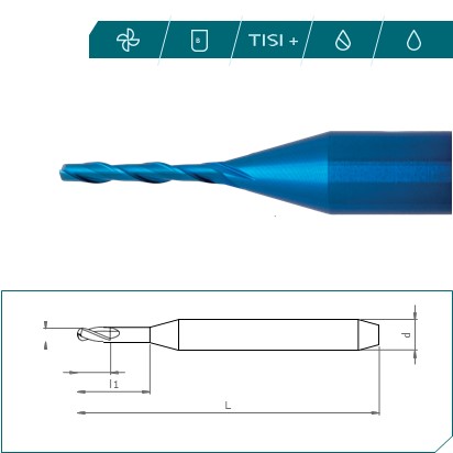 Titanium, CoCrCAD-CAM svrdla-Zirkonzahn 6mm ShankDesigned for maximum productivity with CoCr and titanium. The combination of high helix angle with…